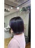 ラベンダー×外ハネボブ