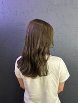 プライズ アイリス 池袋東口店(prize Iris)&nbsp;カーキグレージュ池袋韓国ヘアフェザーバングイルミナカラー