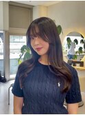 大人可愛いくびれロング×艶めきナチュラルレイヤー
