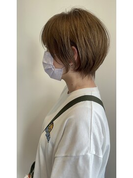 ハイク(HYKE) 似合わせショート+ブリーチ無しダブルカラー