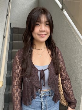 ローレンジウ(LOREN JU) ミディアムヘア/暗めカラー/グランマッシュ/名駅/レイヤーカット