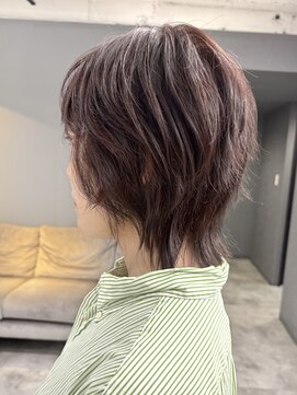 ジアン テラス(GIEN TERRASSE) ショートウルフ/ウルフカット/レッドブラウン@重里