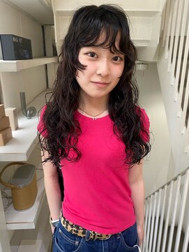 カシェ ナカザキ(CACHE NAKAZAKI) ロングパーマ/フェイスレイヤー/ウェーブスタイル