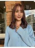 カット ハイライト 白髪ぼかし 小顔パーマ トリートメント