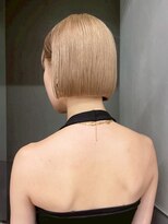 アルバム 池袋(ALBUM)&nbsp;ボブハイトーン韓国ヘアくびれミディミディアム_ba564722