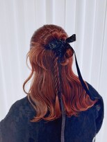 ロハスバイケンジ(LOHAS by KENJE)&nbsp;カチモリハーフアップヘアアレンジ