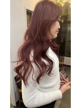 ステア メゾン(stir maison) 上品ボルドーロングダブルカラー