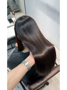 シェノン 梅田(CHAINON) 梅田/着物ヘア/大人ガーリー/ダークアッシュ/似合わせカット