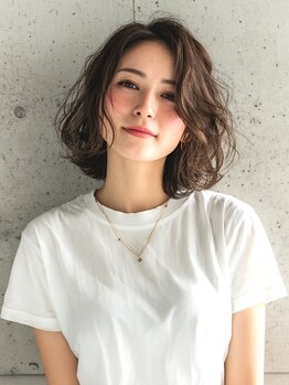 赤れんがアネックス(ANNEX)の写真/スタイリングが簡単になるコテ巻き風パーマ、デジタルパーマはお任せ下さい。ショートからロングヘアまで◎