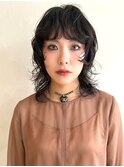 春のイメチェンパーマ◎ウルフパーマ×透明感