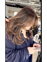 リスタ バイ 藤沢(RISTA by) 30代40代レイヤーカット白髪ぼかしハイライト