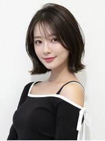 リエル(LIERU)&nbsp;韓国風★シースルーバング×レイヤーボブ