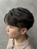 【小田指名・新規限定】メンズカット＋カラー＋眉、顔剃り込み