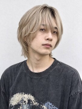 ココ 本八幡(KOKO) ニュアンスウルフセンターパートミルクティーベージュ本八幡