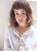 nanuk*UEKI【ショートバング*クセ感ウェーブボブ】