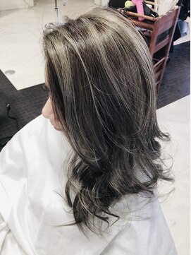 ヘアーサロン デペント(HAIR SALON Depend) ハイライトシルバー サファイア