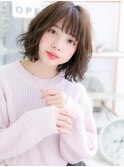 *mod's越谷*大人かわいい♪重軽ニュアンスくせ毛風ボブa