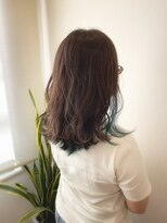 ルヴェール(Le Vert)&nbsp;インナーカラー×ターコイズブルー