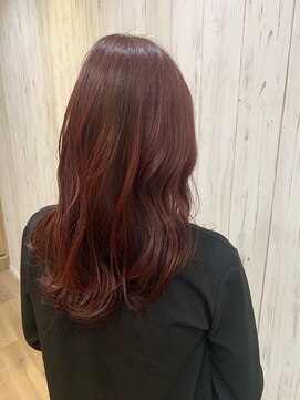 ヘアーズマハロ(hair's Mahalo.) チェリーレッド