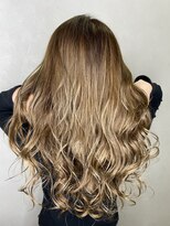 ヘアアンドメイク 心座(hair&make) シークレットハイライトベージュ