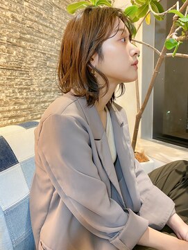 オーシャン(Ocean) ［OCEAN Hair&Life 水田成美］大人可愛い☆ヌーディベージュ☆