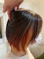 ヘアーアンドメイク エクリ 不動前店(Hair&Make equri)&nbsp;【目黒不動前】春のミニボブイヤリングカラー