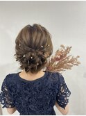 【ヘアセットサロンfrst】ナチュラルアップスタイル♪