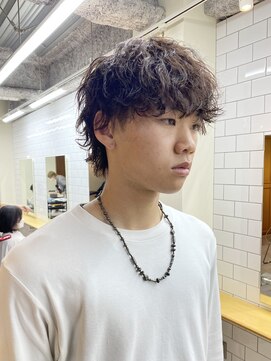 ガレージ バイ グリーン 原宿 表参道(Garage by green) 【JINKI】 波巻きスパイラル×ウルフ