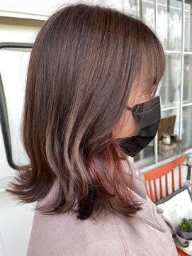 アカイトビラ ヘアケアサロン(AKAI TOBIRA Hair Care Salon) インナー×ピンク