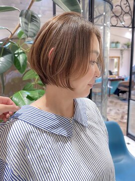 ロンド ブランシュ 錦糸町北口(Lond blanche) 大人美人ショートボブ 明るめベージュカラー 【錦糸町】