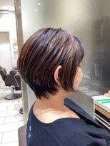 グラデーションボブ　ハイライト