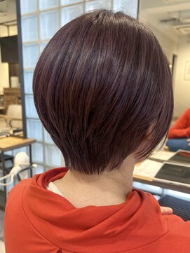 カルゥグラッシー(KALOU glassi) ショート＊ピンクブラウン【荒みずほ】