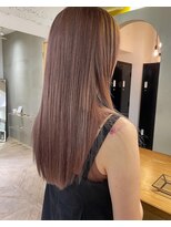 ローレンジウ(LOREN JU)&nbsp;透明感髪質改善ベージュダブルカラーミルクティーグレージュ