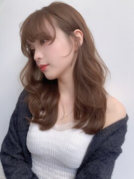 ユーフォリア エヌ 池袋サンシャイン通り店(Euphoria +n) シルキーベージュくびレイヤーエモージュデザインカラー透明感