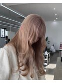 柔らかミルクティー10代20代30代ダメージレスブリーチカラー