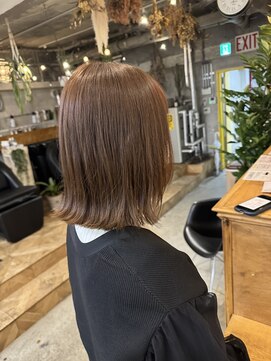 ウィークエンド(WEEKEND) ブリーチなしダブルカラー+カット+トリートメント【￥13800】