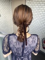 ソノ(sono)&nbsp;ボブ編み下ろし　ボブアレンジ　編み下ろし　参列ヘア