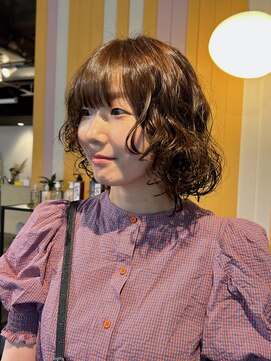 ファンファンバイルー 岐阜(fan fun by Rooo) デザインパーマウルフパーマ韓国風パーマ