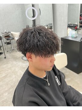 アレス バイ シカ 神戸三宮元町店(ALLES by Cica) ダークアッシュグランマッシュツイストスパイラルパーマ