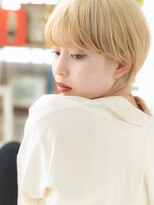 カバーヘア ブリス 北浦和(COVER HAIR bliss) ★ハイトーンカラー耳掛け小顔丸みショートマッシュ10代20代★10