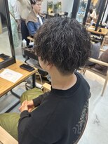 ミィ 浦和(mee)&nbsp;ベリーショート/ダークアッシュ/ニュアンスパーマ/韓国マッシュ