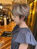 ［オノウエ限定］カット+全頭ブリーチ+集中補修ケア(白髪染め剥がし含む)