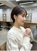 大人可愛いまるみショート銀座