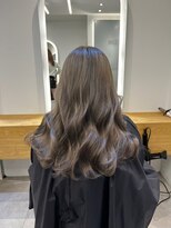 ジーナ 船橋(Zina)&nbsp;髪質改善＊ロングレイヤーグレーベージュ＊美髪【Zina船橋】