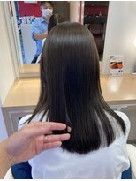 ルージュミュー(ROUGE mieux)&nbsp;グレージュ×ミディアム×髪質改善トリートメント【茗荷谷駅】