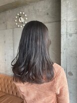 ヘア ルーナ バイ アプリーレ(hair lune by Aprire)&nbsp;黒髪暗髪地毛風カラー×大人可愛いゆるふわロング20代30代40代
