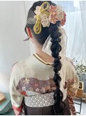 卒業式ヘアセット