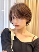 calna by ELMO/ショートボブ/ハンサムショート/丸みショート