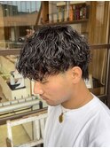 波巻きスパイラルパーマ/メンズパーマ/ツイストスパイラルパーマ