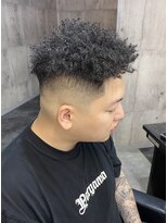 メゾンフォーメン 心斎橋店(Maison for men)&nbsp;スパイキーアフロ　スキンフェード